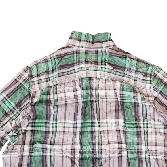 Mossimo Supply Co. Shirt Men's Size 2XL Checked Long Sleeve Button Down Casual - Picture 7 of 13